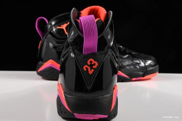 Patent Retro Black Air Jordan 7 313358-006 0713